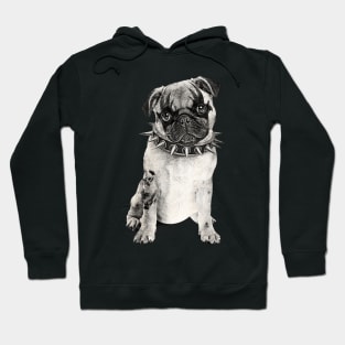 Heavy Metal Pug Hoodie